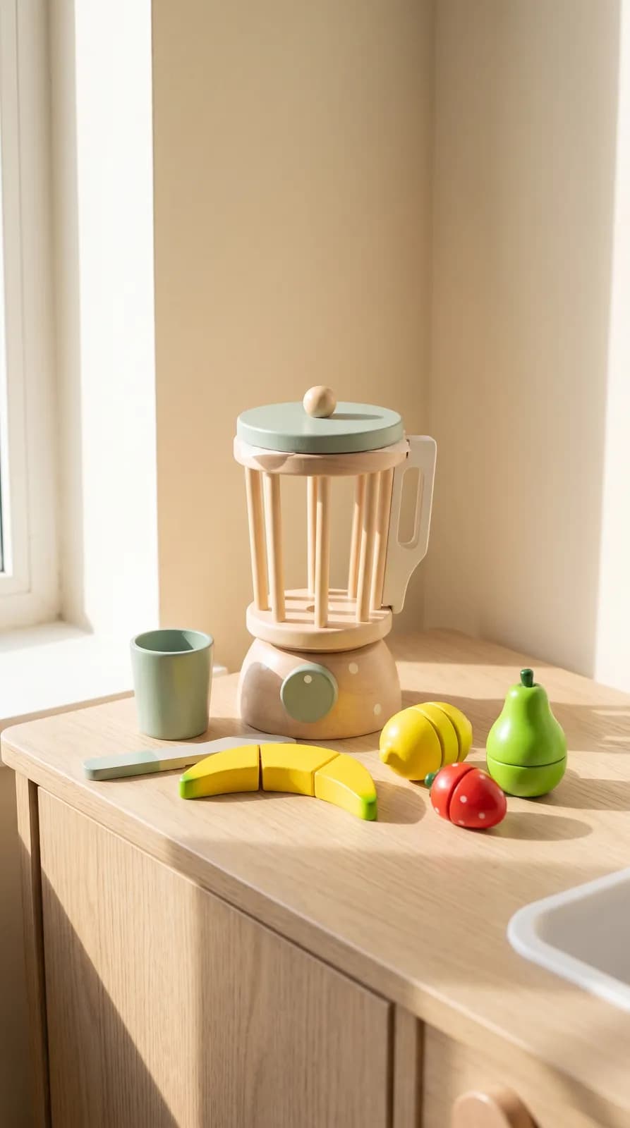 Wooden Juicer & Blender Pretend Play Set — image 4 of 4