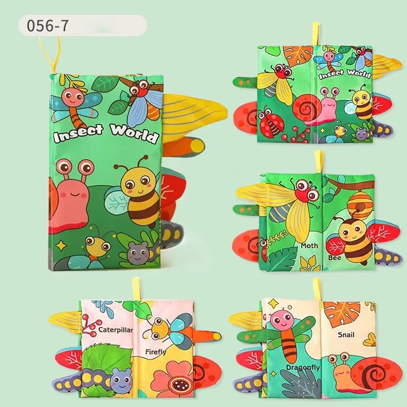Crinkle Cloth Tail Book – Insects
