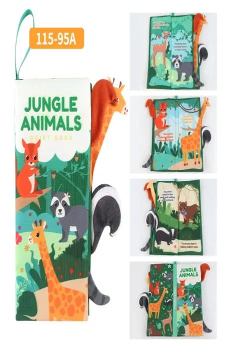 Soft Cloth Book – Jungle Animals