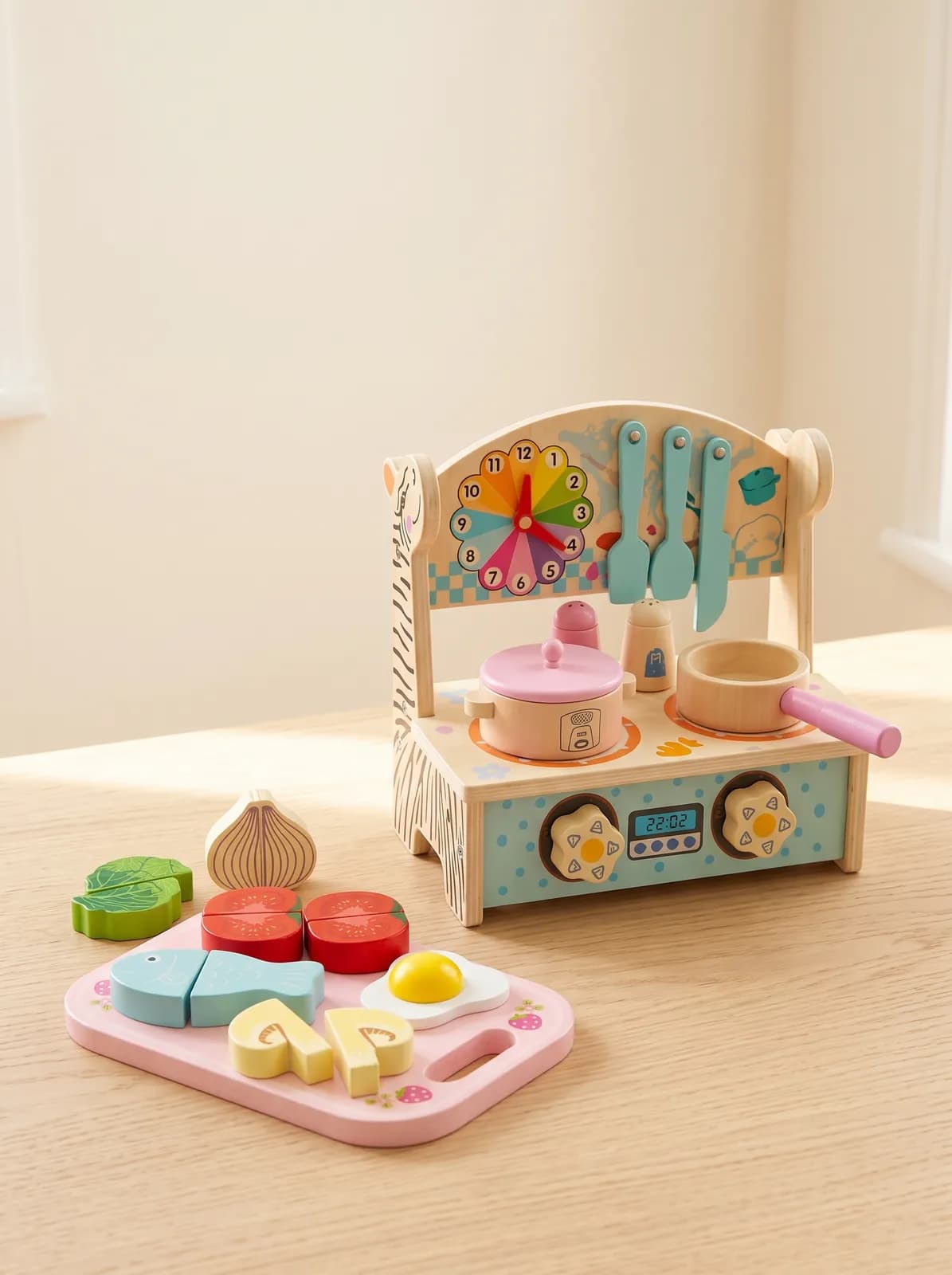 Wooden Cutting Food & Kitchen Play Set — image 4 of 4