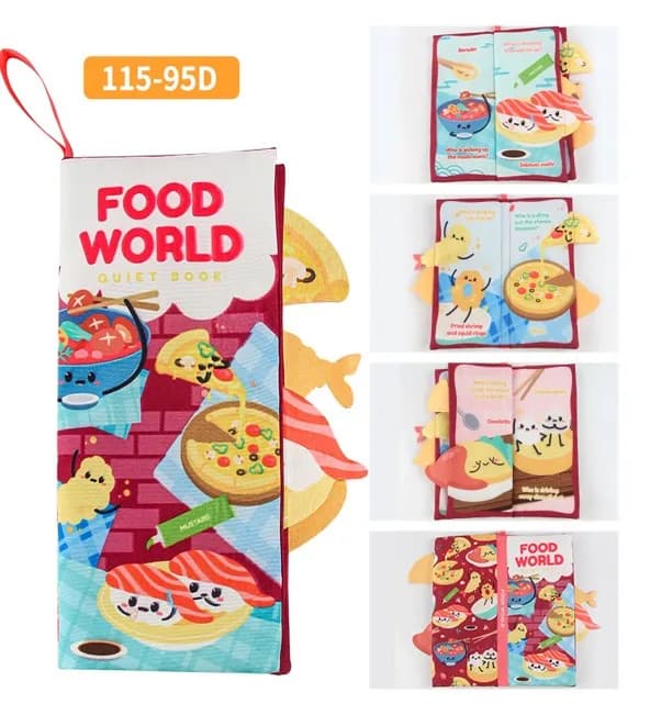 Soft Cloth Book – Food World