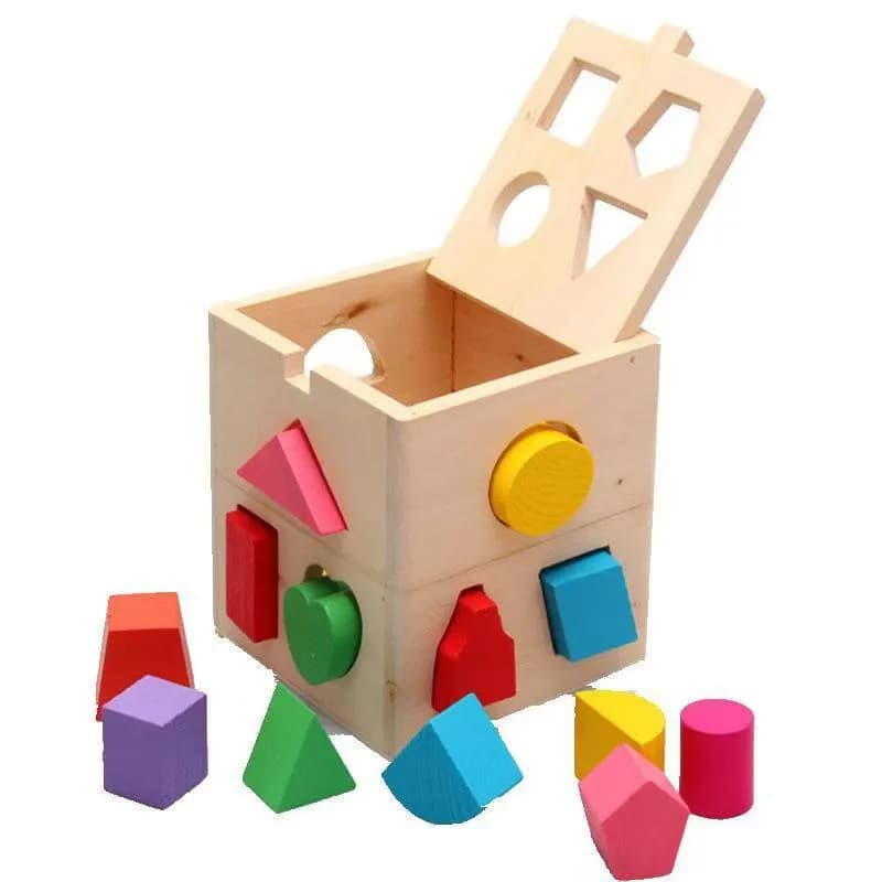 Wooden Multi-Activity Cube