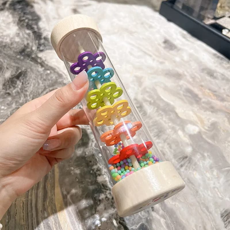 Wooden Rainmaker Rattle