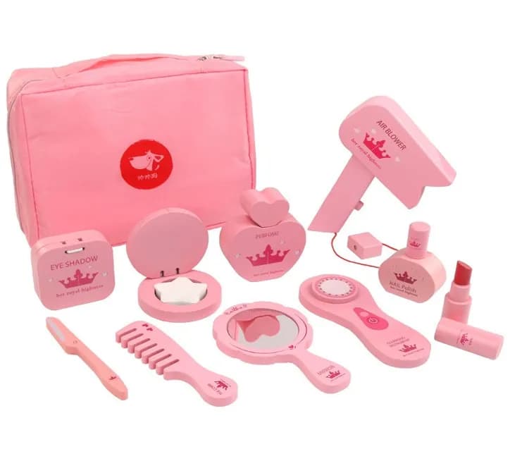 Wooden Beauty Salon Play Set (Pink)