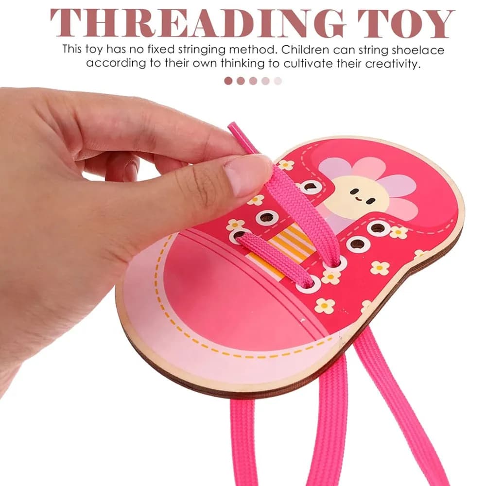 Montessori Lacing Shoe – Learn to Tie