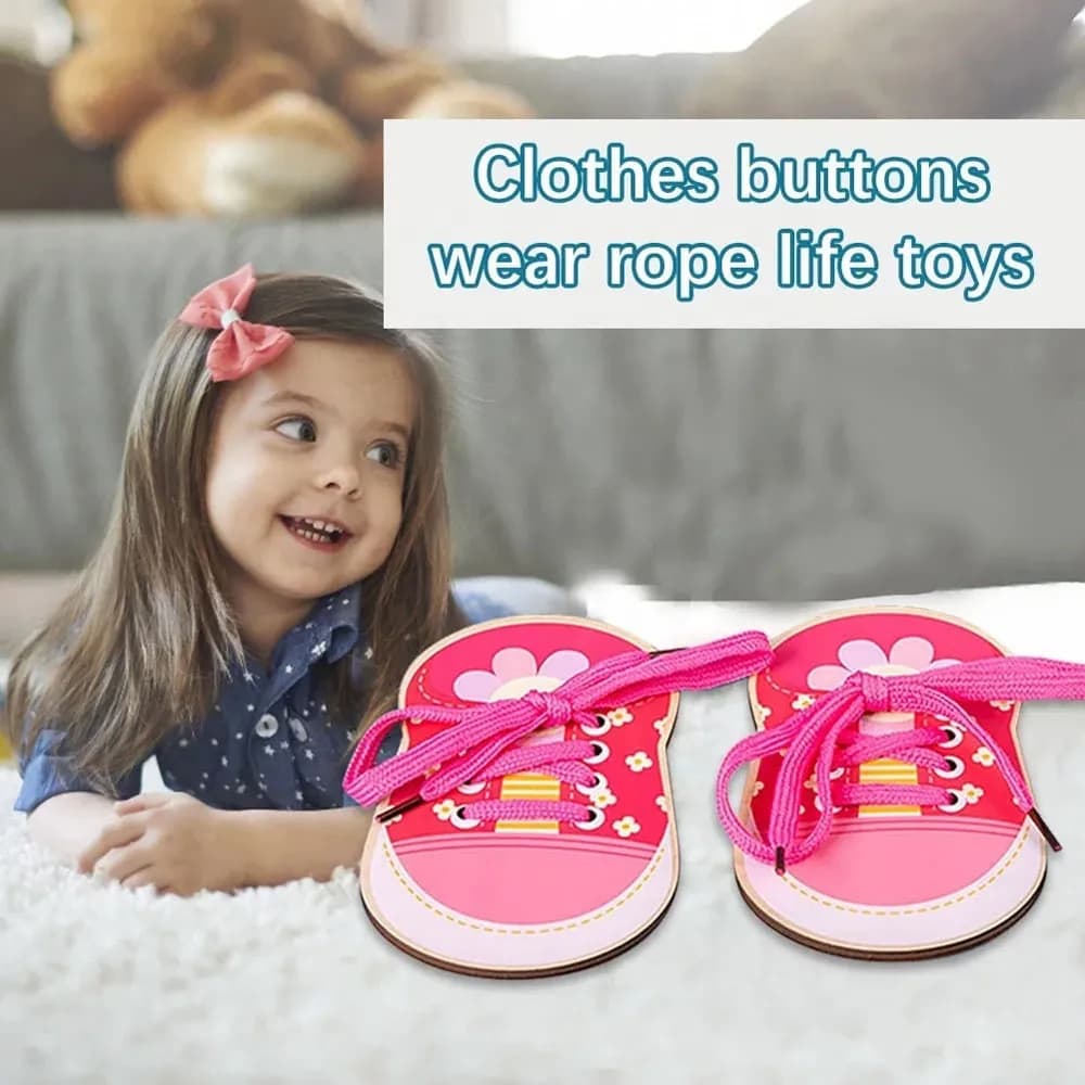 Montessori Lacing Shoe – Learn to Tie